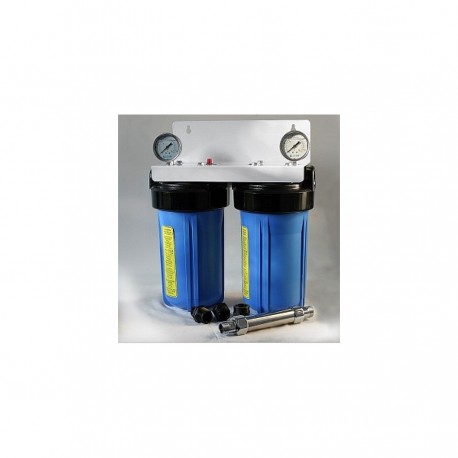 Kit filtration 2 modules 10'' Big Blue + anticalcaire magnétique
